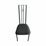 Стул Королевский кожа серый