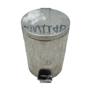 Урна цилиндрическая д 25 высота 68 см с педалью