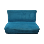 Диван Честер 116 голубой ткань