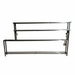 Стеллаж 315/40/166.5 сварной нержавейка 3 полки