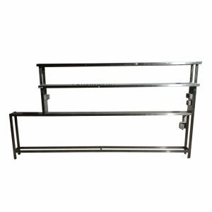 Стеллаж 315/40/166.5 сварной нержавейка 3 полки