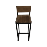 Стул барный Паркер дерево черный