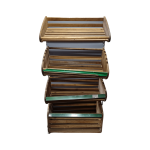 Стеллаж хлебный 80/160 сталь серый