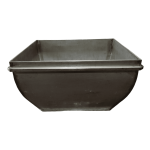 Ёмкость из нержавеющий стали 64.5/55/35.5