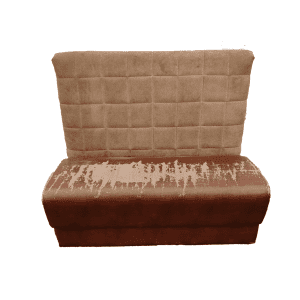 Диван Винсет 120 кожзам коричневый