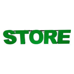 Световая вывеска STORE 216/45