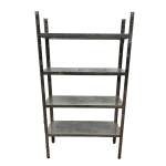 Стеллаж 100/40/178 разборный нержавейка 4 полки