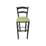 Стул барный Копра кожа зеленый