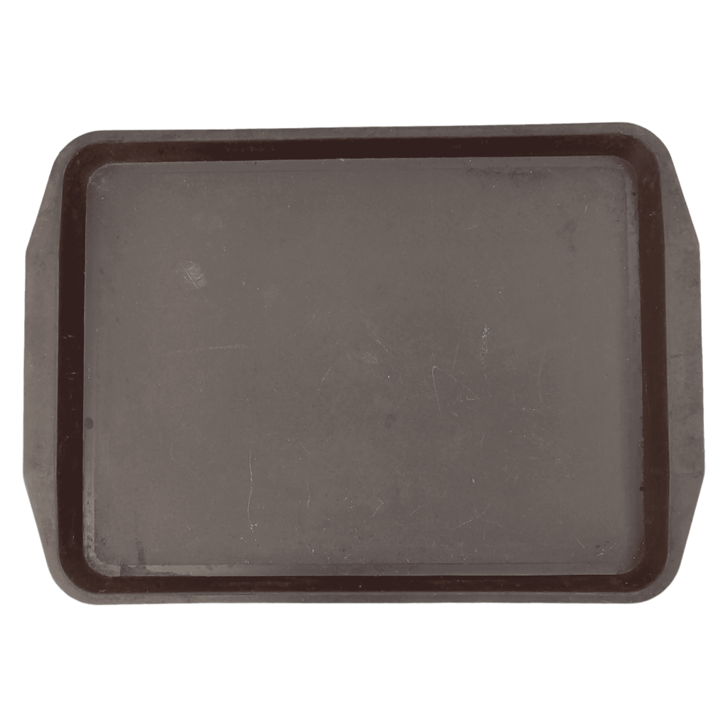 Поднос пластиковый коричневый