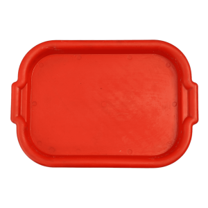 Поднос 38/27 пластиковый красный