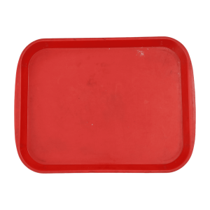 Поднос 46/35 пластиковый красный