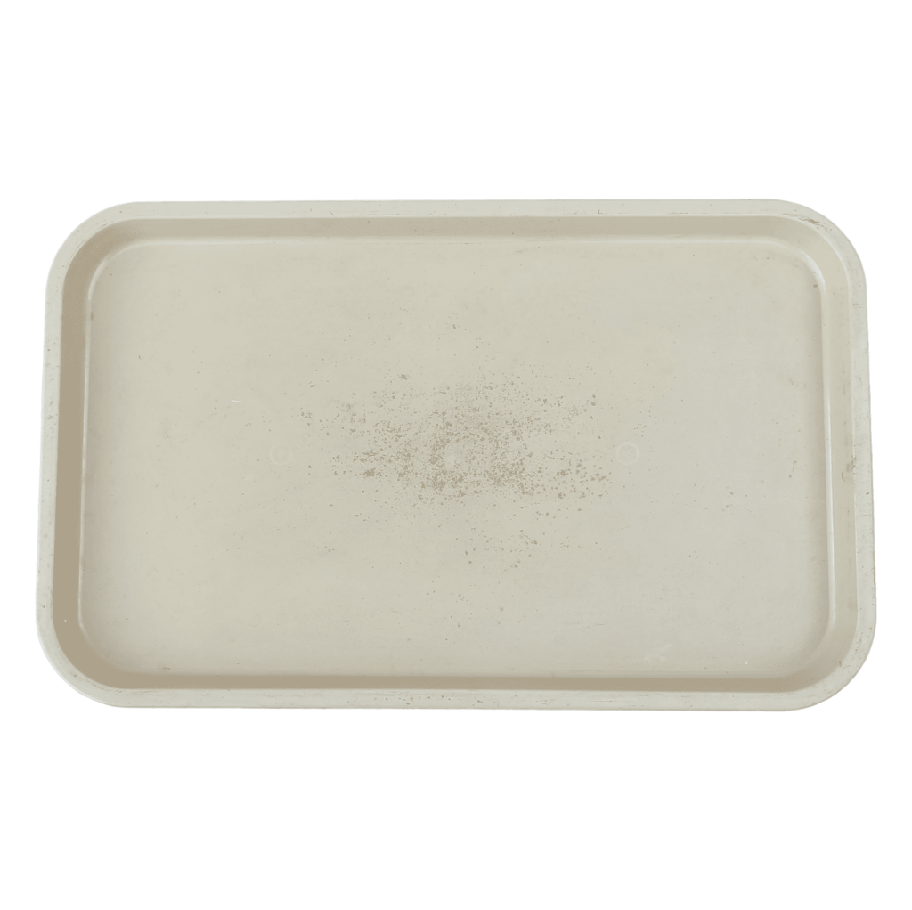 Поднос пластиковый бежевый