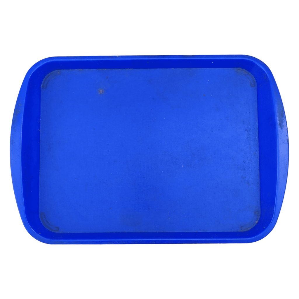 Поднос пластиковый синий
