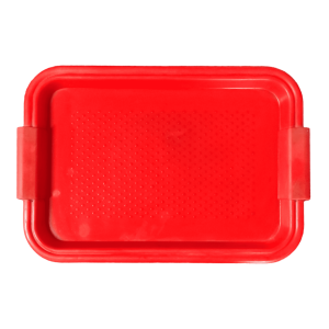 Поднос 45/30 пластиковый красный