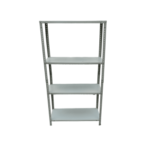 Стеллаж 75.5/29.5/145 разборный крашеная сталь 4 полки