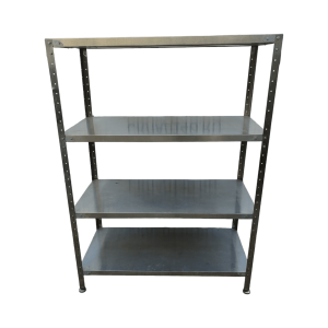 Стеллаж 120/60/163 разборный нержавейка 4 полки