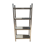 Стеллаж 80/40/181 разборный нержавейка 4 полки