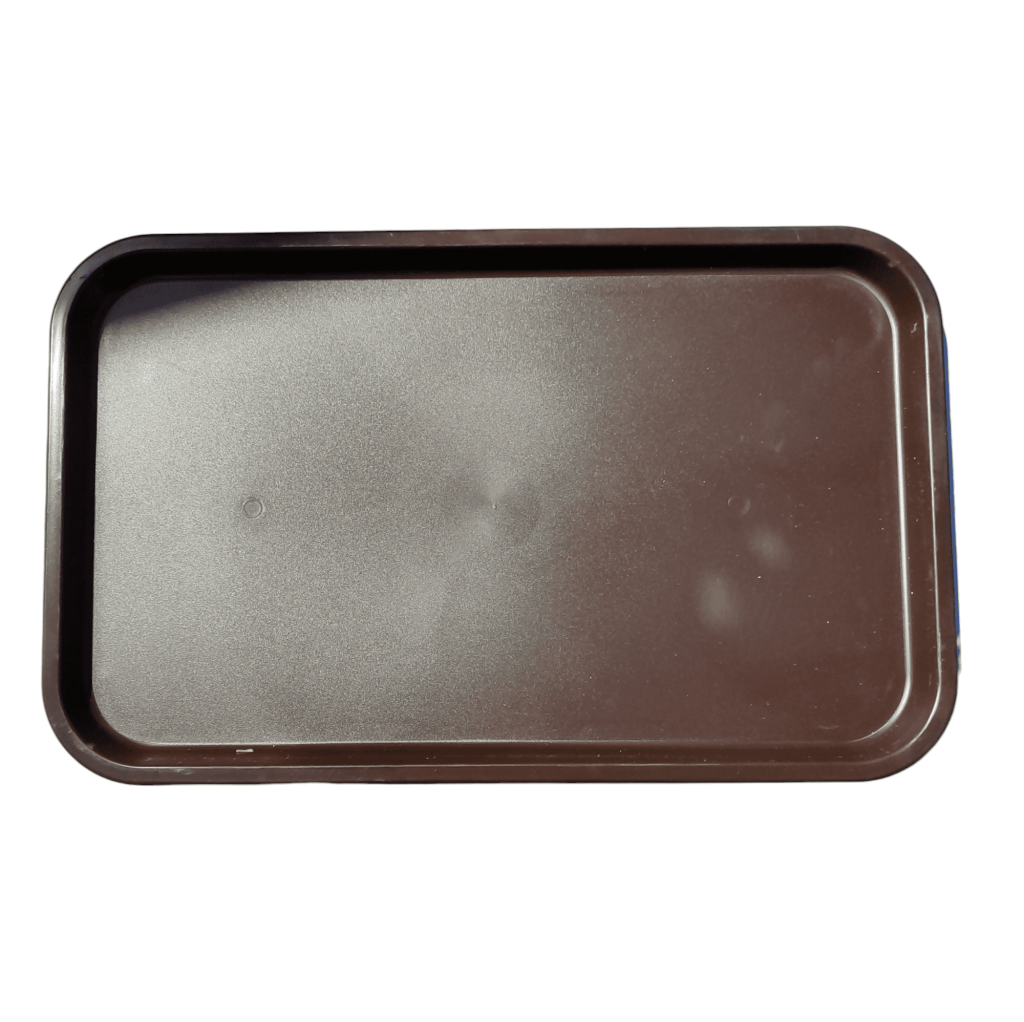 Поднос пластиковый коричневый