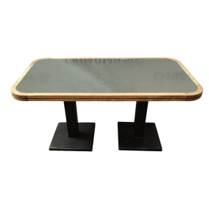 Стол Имарта 150 дерево массив серый