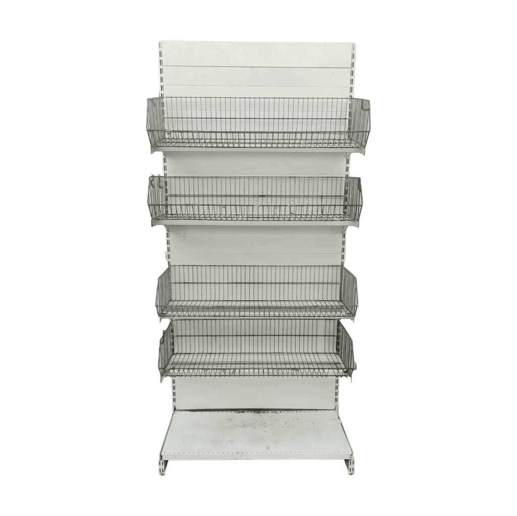 Стеллаж торговый пристенный овощной