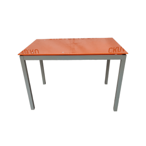 Стол Эмбаладо силас 120 стекло оранжевое