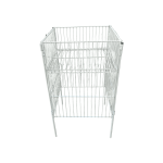 Корзина для распродаж сталь белая