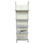 Стеллаж торговый белый 68/215 5п41