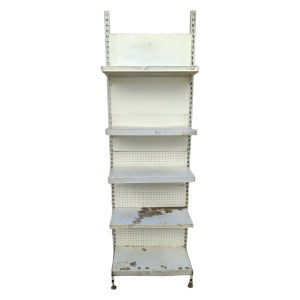 Стеллаж торговый белый 68/215 5п41