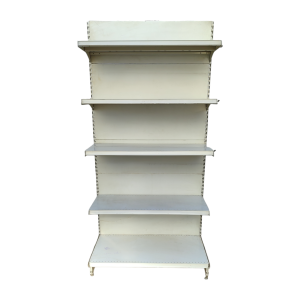 Стеллаж торговый белый 100/210 4п40 осн50