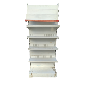 Стеллаж торговый белый 90/226 5п43