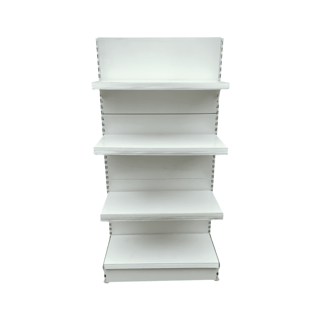 Стеллаж торговый белый