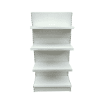 Стеллаж торговый белый 80/164 1п30 2п40 осн40