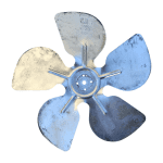 Осевая крыльчатка алюминий