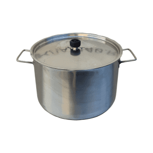 Кастрюля нержавеющая сталь с крышкой 11л д28 в18