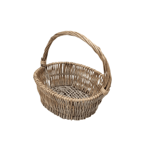 Корзина плетеная 34/25/12 с ручкой овал