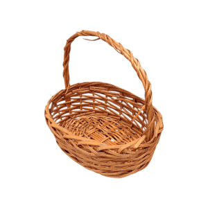Корзина плетеная 30/24/11 с ручкой овал