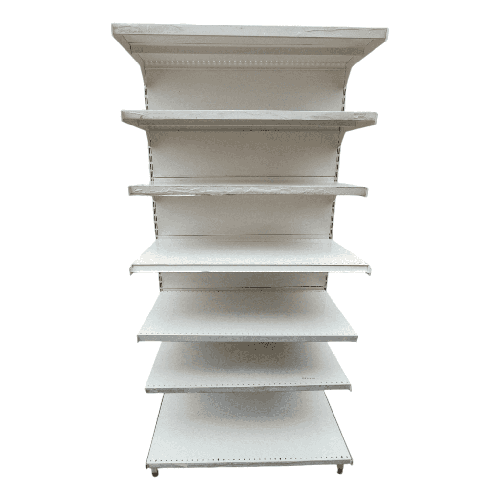 Стеллаж торговый пристенный