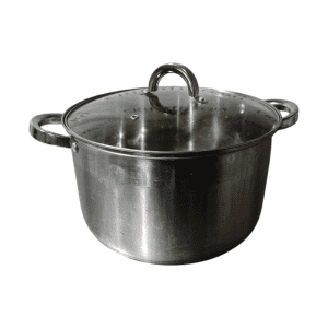 Кастрюля нержавеющая сталь с крышкой 10л д26 в17