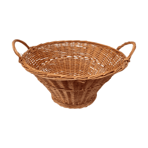 Корзина плетеная д52/в25 с ручками