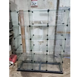 Витрина стеклянные кубы 128/46/157 15 ячеек 40/39/29