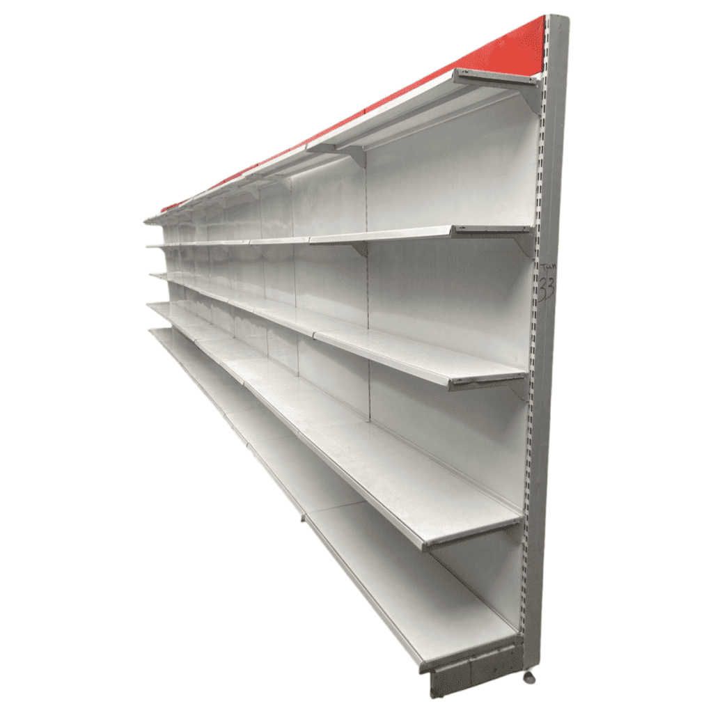 Стеллаж торговый пристенный