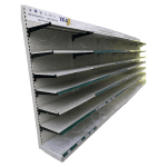 Стеллаж торговый пристенный 700 см (тип 19)