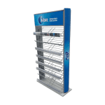 Стойка прикассовая Orbit 20/53/97 белая 8 полок