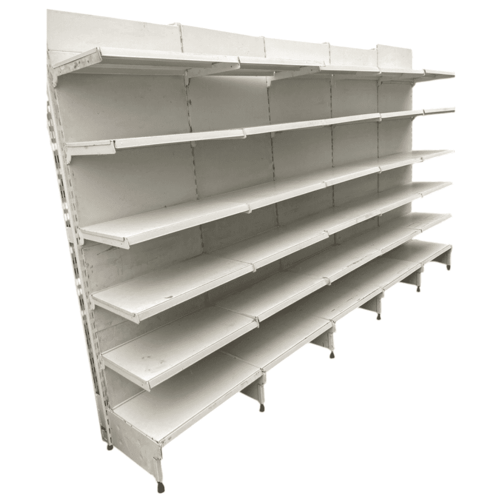 Стеллаж торговый пристенный