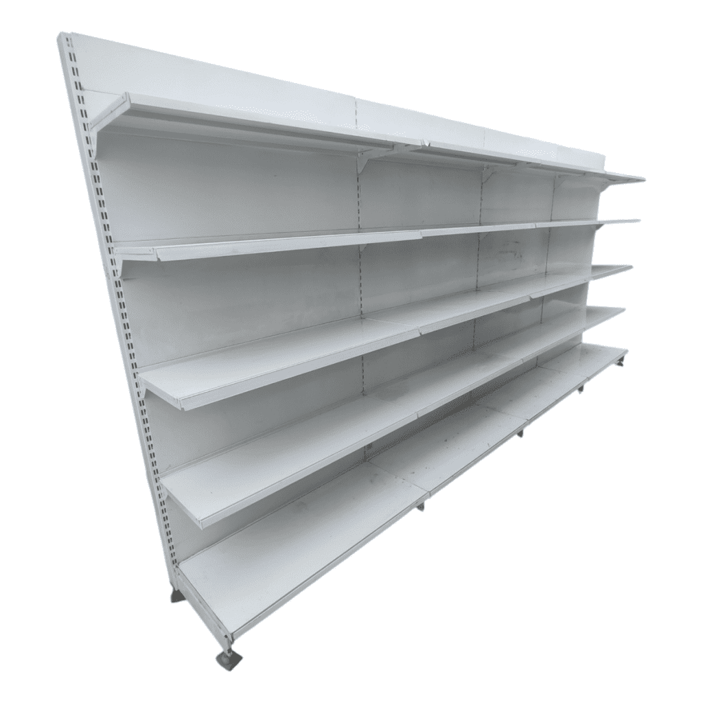 Стеллаж торговый пристенный