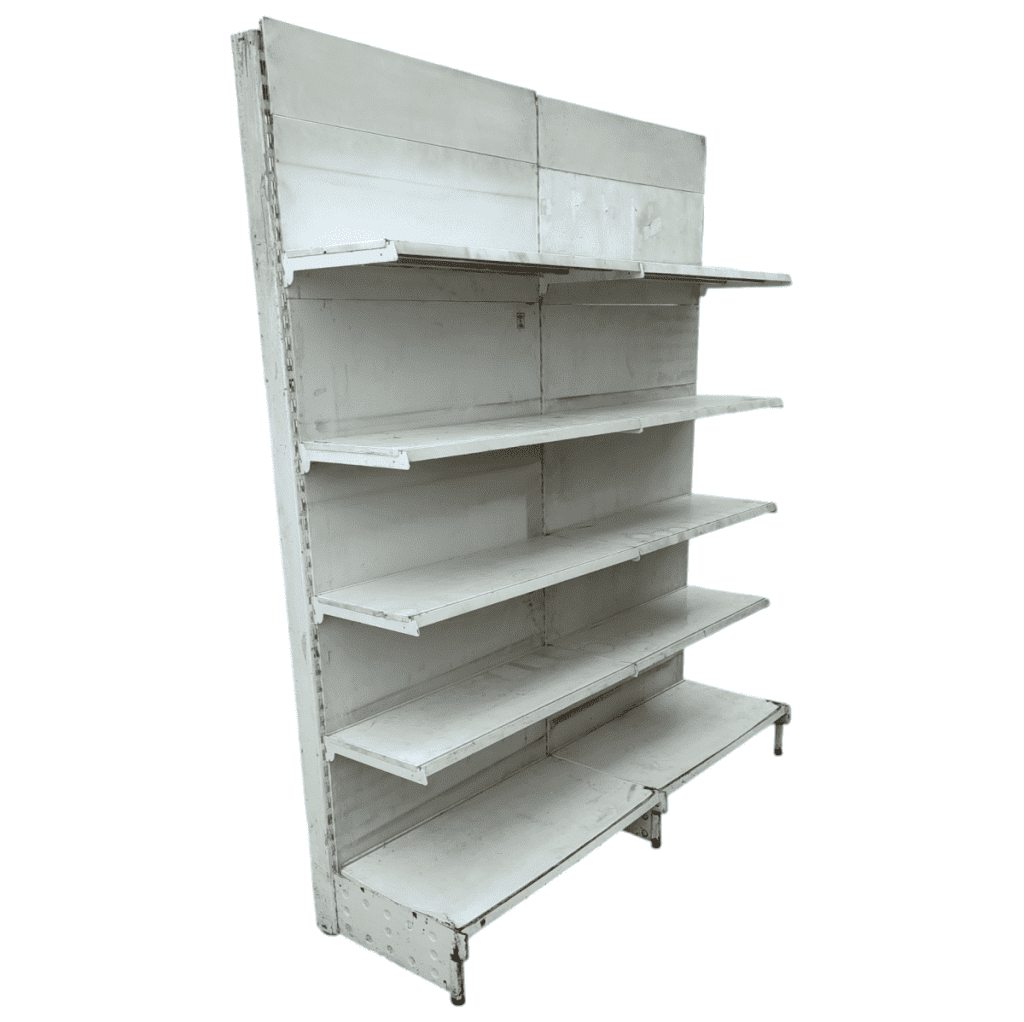 Стеллаж торговый пристенный