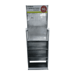 Стойка прикассовая 40/65/191 серая перфорация 3 полки