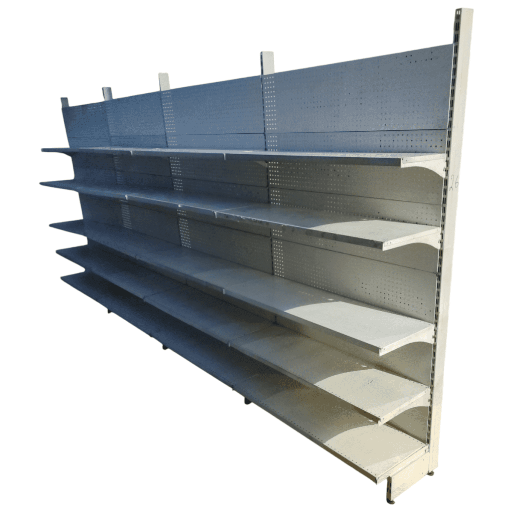 Стеллаж торговый пристенный