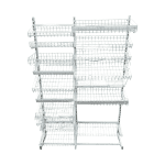 Стойка прикассовая 31/113/166 белая 17 полок