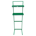 Стойка прикассовая 50/57/188 зеленая 2 полки